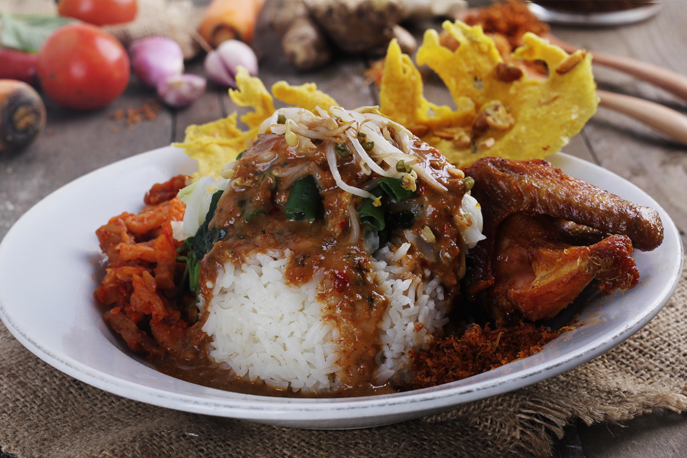 NASI PECEL AYAM GORENG